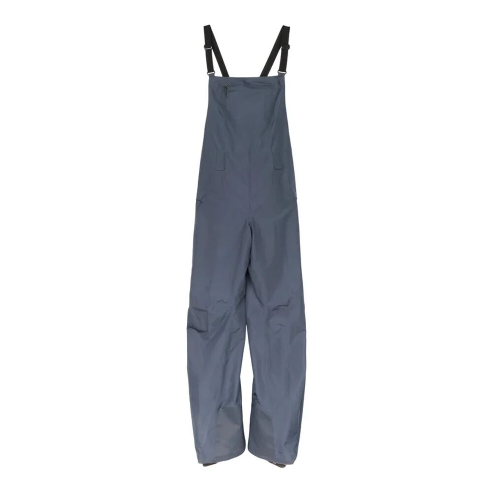 Patagonia Men’s Powder Town Snow Bibs Pants XL Smolder Blue Gray Ski Shell